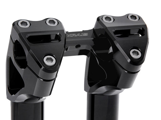 7in. Kickback x 1-1/8in. Clamp Workman Riser Kit - Black. Fits 1-1/8in. Handlebar