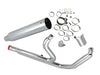 Outlaw 2-into-1 Exhaust - Chrome. Fits Touring 2017up