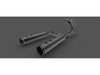 Dominator 2-into-2 Dual Exhaust - Black Headers with Black 4.5in. Mufflers. Fits Touring 2017up