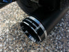 4-1/2in. Tracer Slip-On Mufflers - Black with Black End Caps. Fits Touring 2017up.