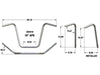 16in. x 1in. Ape Hanger Handlebar - Chrome. Fits OEM Softail Springer 1988-2009