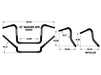 12in. x 1-1/4in. Fat Bagger Ape Handlebar - Black. Fits Ultra Models 1996-2024 and Street Glide 1996-2023