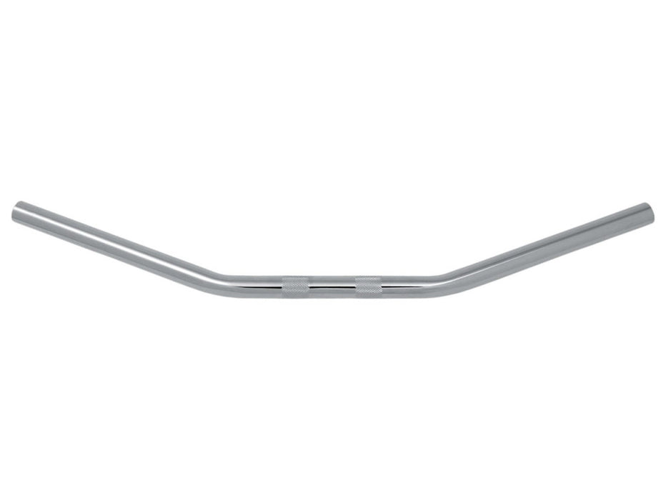 27in. wide x 1in. Flat Drag Bar Handlebar - Chrome.
