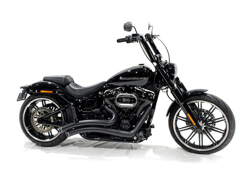 2.0in. Strip Bar, 16in. x 2in. Ape Hanger Handlebar - Gloss Black.
