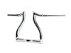 12in. x 1-1/2in. Hammerhead Handlebar - Chrome. Fits Road Glide 2015-2023 & Road King Special 2017-2025
