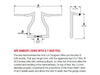 14in. x 1-1/2in. Hammerhead Handlebar - Chrome. Fits Road Glide 2015-2023 & Road King Special 2017-2025