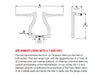 16in. x 1-1/2in. Hammerhead Handlebar - Chrome. Fits Road Glide 2015-2023 & Road King Special 2017-2025