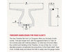 16in. x 1-1/2in. Thresher Handlebar - Chrome. Fits Road Glide 2015-2023 & Road King Special 2017-2025