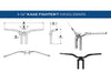 14in. x 1-1/4in. Straight Kage Fighter Handlebar - Gloss Black.
