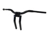 13in. x 1-1/4in. Pullback Kage Fighter Handlebar - Gloss Black.