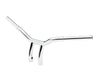 8in. x 1-1/4in. Pullback One Piece Kage Fighter Handlebar - Chrome.