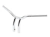 10in. x 1-1/4in. Pullback One Piece Kage Fighter Handlebar - Chrome.