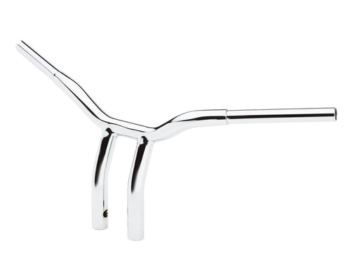 10in. x 1-1/4in. Pullback One Piece Kage Fighter Handlebar - Chrome.