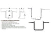 12in. x 1-1/2in. Grande Prime Ape Handlebar - Gloss Black. Fits Ultra Models 2014up and Street Glide 2014-2023
