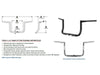 10in. x 1-1/2in. Grande Twin Peaks Handlebar - Chrome. Fits Ultra Models 2014up and Street Glide 2014-2023