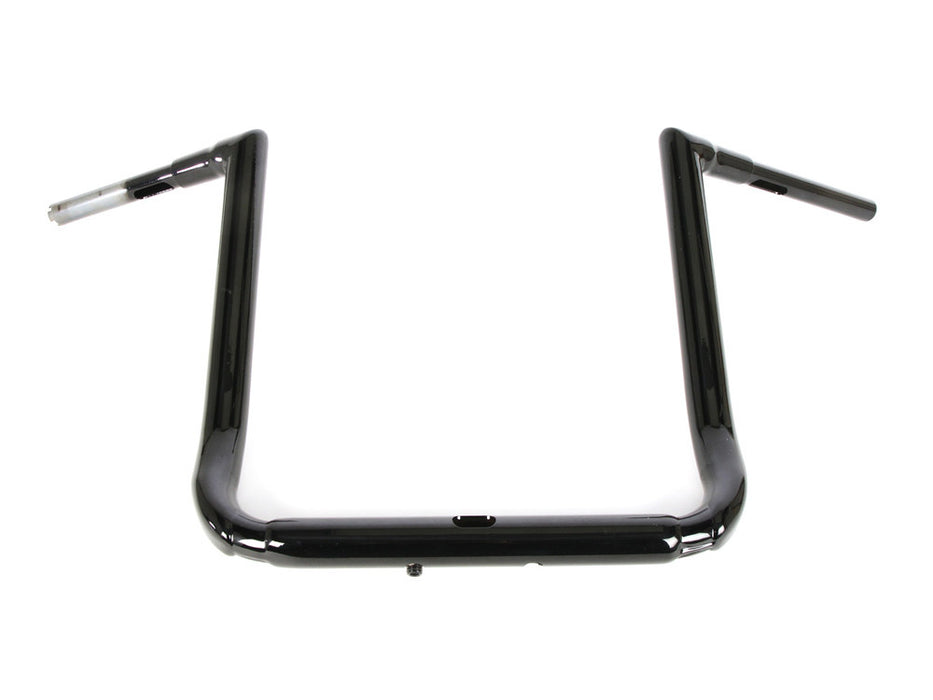 16in. x 1-1/2in. Grande Twin Peaks Handlebar - Gloss Black. Fits Ultra Models 2014up and Street Glide 2014-2023