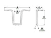 16in. x 1-1/2in. Tree Hugger Handlebar - Gloss Black.
