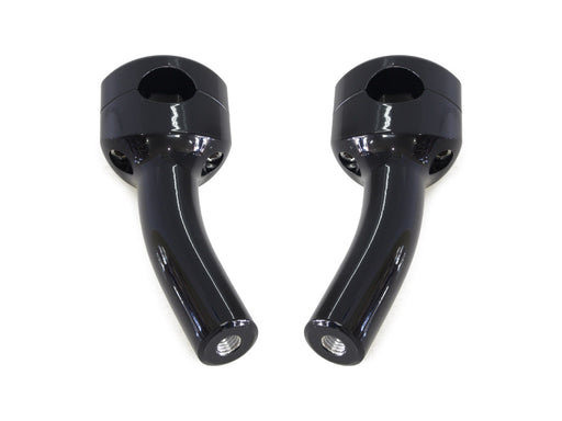 5.5in. Pullback Two Piece Riser Kit - Gloss Black. Fits 1-1/4in. Handlebar