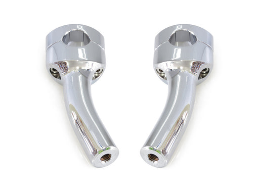 5.5in. Pullback Two Piece Riser Kit - Chrome. Fits 1-1/4in. Handlebar