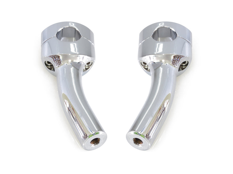 5.5in. Pullback Two Piece Riser Kit - Chrome. Fits 1-1/4in. Handlebar