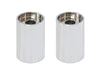 2in. Tall x 1.25in. Thick Riser Spacers - Chrome.