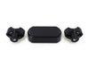 1-1/2in. Straight One Piece Riser Kit - Gloss Black. Fits 1-1/4in. Handlebar