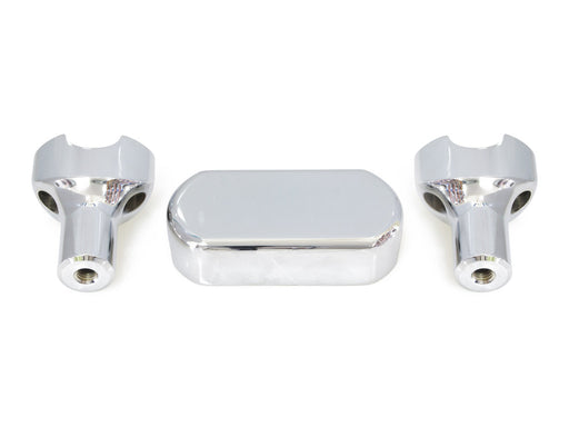3in. Straight One Piece Riser Kit - Chrome. Fits 1-1/4in. Handlebar