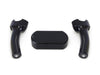 5.5in. Pullback One Piece Riser Kit - Gloss Black. Fits 1-1/4in. Handlebar