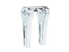 6in. Straight Performance Risers - Chrome. Fits 1-1/4in. Handlebar