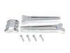 10in. Straight Performance Risers - Chrome. Fits 1-1/4in. Handlebar