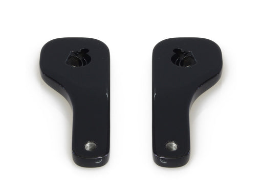 Mirror Drop-Down Brackets - Black. Fits Street Glide and Ultra Glide 2014up.