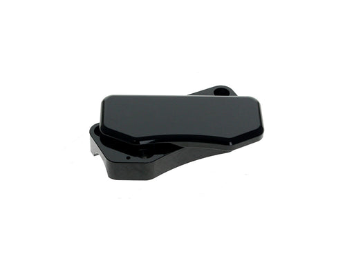 Smooth Handlebar Top Clamp with Hidden Bolts - Gloss Black