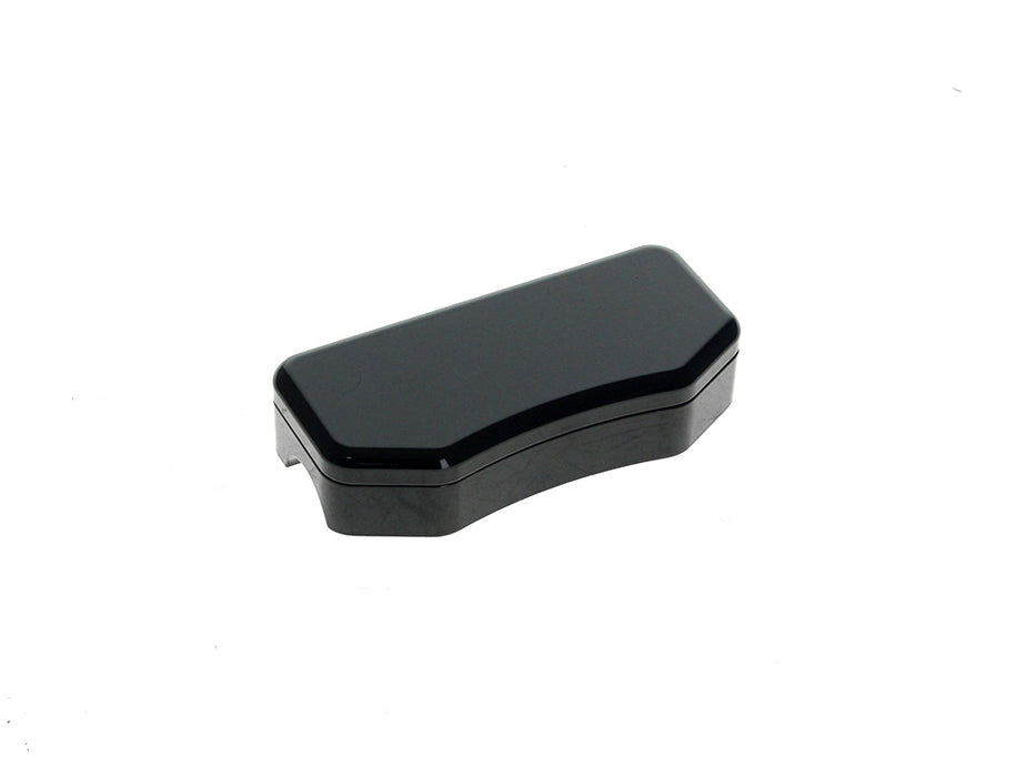 Smooth Handlebar Top Clamp with Hidden Bolts - Gloss Black