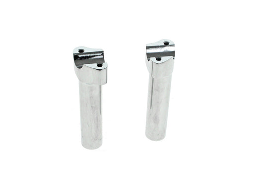 6in. Tall Risers - Chrome. Fits 1in. Handlebar