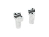 3-1/2in. Tall Risers - Chrome. Fits 1in. Handlebar