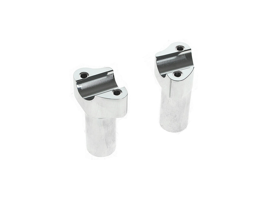 3-1/2in. Tall Risers - Chrome. Fits 1in. Handlebar