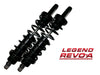 REVO-A Series, 14in. Adjustable Rear Shock Absorbers - Black. Fits Dyna 1991-2017.