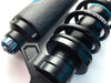 Revo ARC Piggyback Suspension. 13in. Adjustable, Heavy Duty Spring Rate, Rear Shock Absorbers - Black. Fits Dyna 1991-2017.