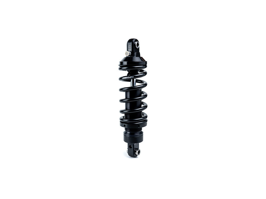 REVO-A Series, 13in. Adjustable Heavy Duty Rear Shock Absorbers - Black. Fits Softail 2018-2024