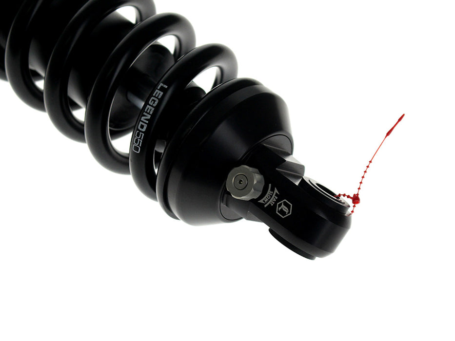 REVO-A Series, 12.5in. Adjustable Heavy Duty Rear Shock Absorbers - Black. Fits Softail 2025up.