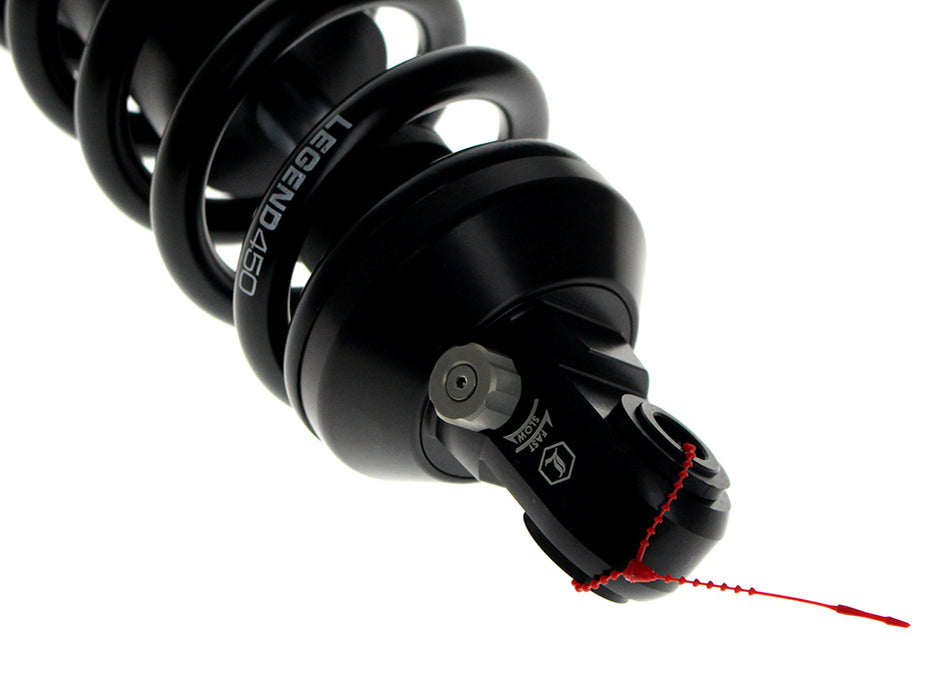 REVO-A Series, 13in. Adjustable Rear Shock Absorbers - Black. Fits Softail 2025up.