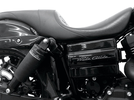 AERO Series, Rear Air Shock Absorbers - Black. Fits Dyna 2006-2017.