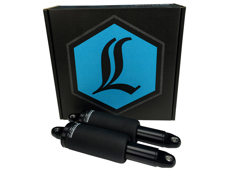 AERO Series, Rear Air Shock Absorbers - Black. Fits V-Rod 2007-2017.
