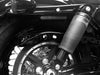 AIR-A Series, Adjustable Rear Air Shock Absorbers - Black. Fits Sportster 2004-2013.
