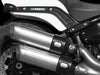 AIR-A Series, Adjustable Rear Air Shock Absorber - Black. Fits Softail 2018-2024