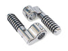 1-1/4in. Clamp On Linbar Highway Pegs - Chrome.