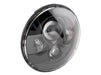 7in. LED HeadLight Insert - Black. Fits H-D, Indian Chief Classic & Dark Horse Models with 7in. Headlight.