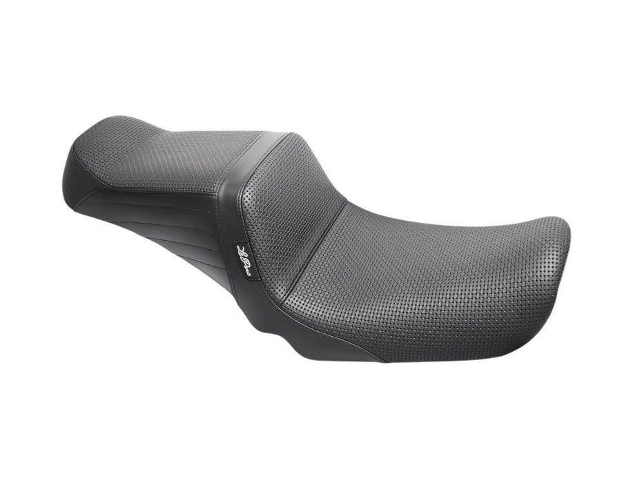 LE PERA - TailWhip Dual Seat - Basket Weave. Fits Dyna 2006-2017.