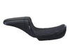 Kickflip Daddy Long Legs Dual Seat with Black Double Diamond Stitch - Extended Reach. Fits Dyna 2006-2017.