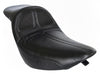 Maverick Daddy Long Legs Dual Seat - Extended Reach. Fits Softail 2006-2017 with OEM 200 Rear Tyre.
